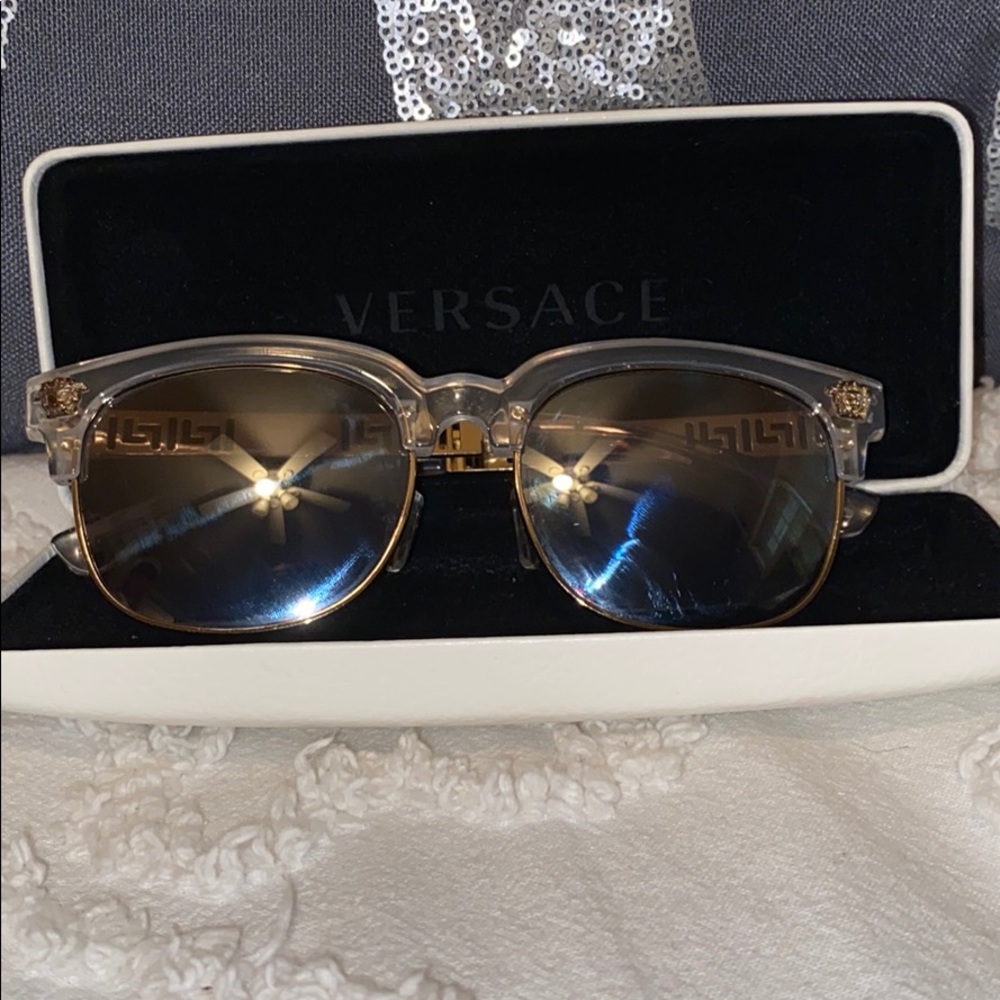 Versace glasses case included